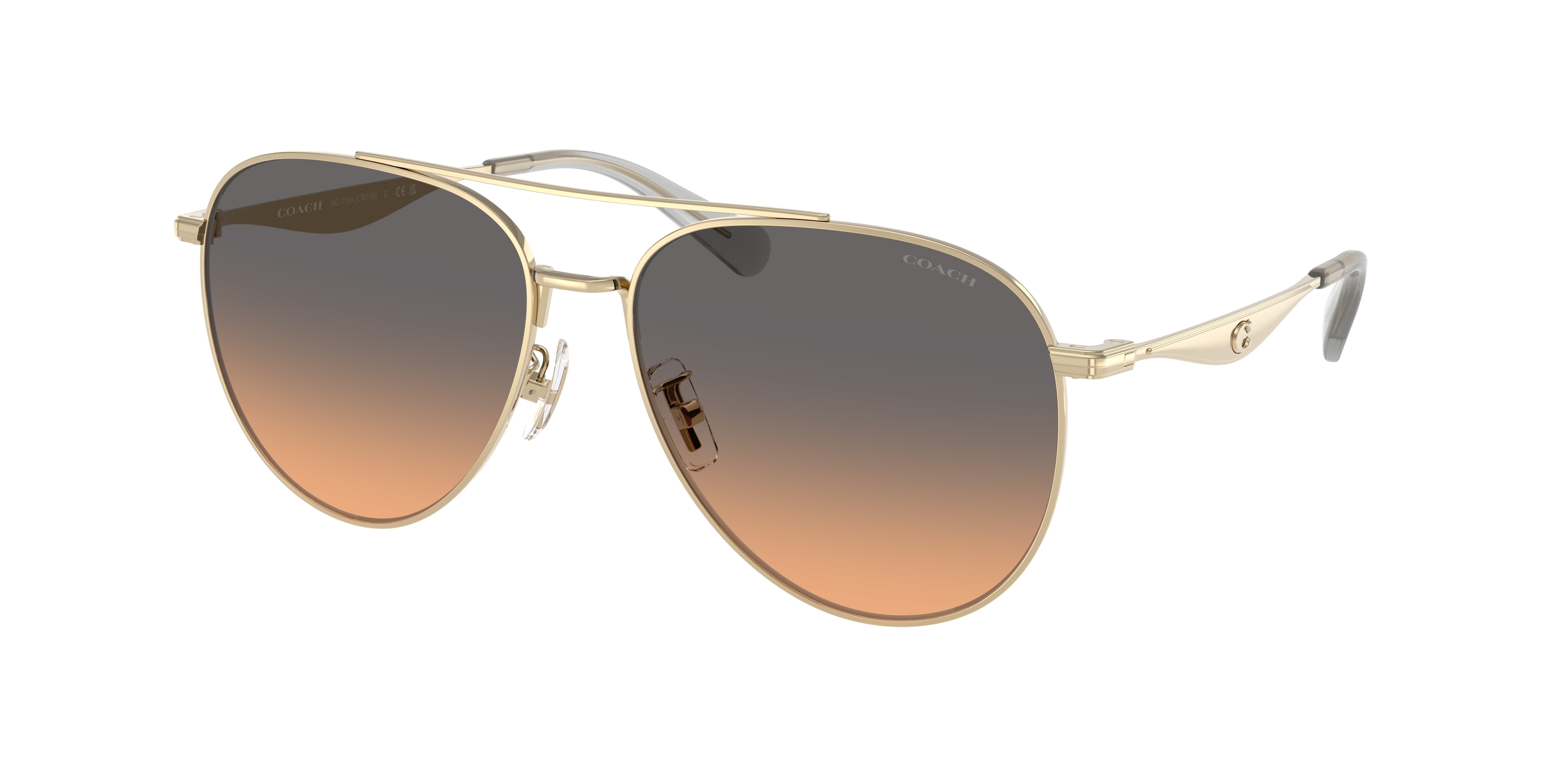 Coach HC7169 CW193 900518 Gafas De Sol Para Mujer Dorados-image